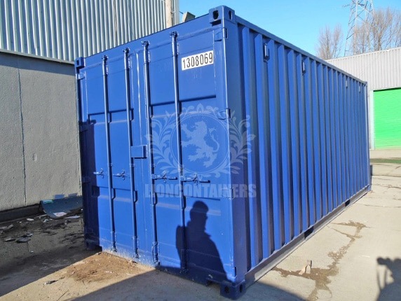 20ft Agricultural Machinery Container with Shelving and Electrics Case Study