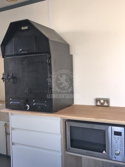 20ft Cladded Container Catering Unit - Taunton Containers case study