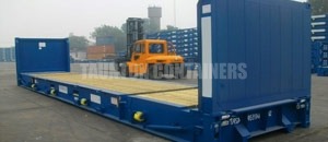 Flat rack container
